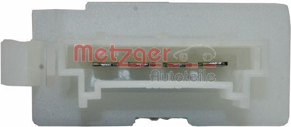 Résistance, pulseur d'air habitacle (Élément de commande, chauffage/ventilation) METZGER ref. 0917290